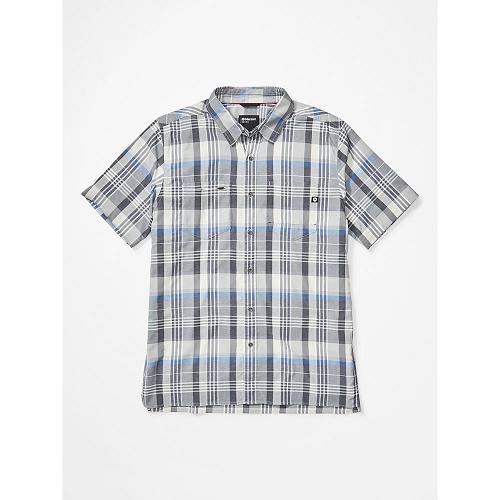 Marmot Innesdale Shirts For Mens Grey White DYG017628